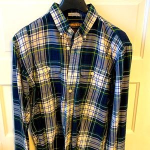 RARE! Vintage men’s RL Rugby flannel button up long sleeve sz m